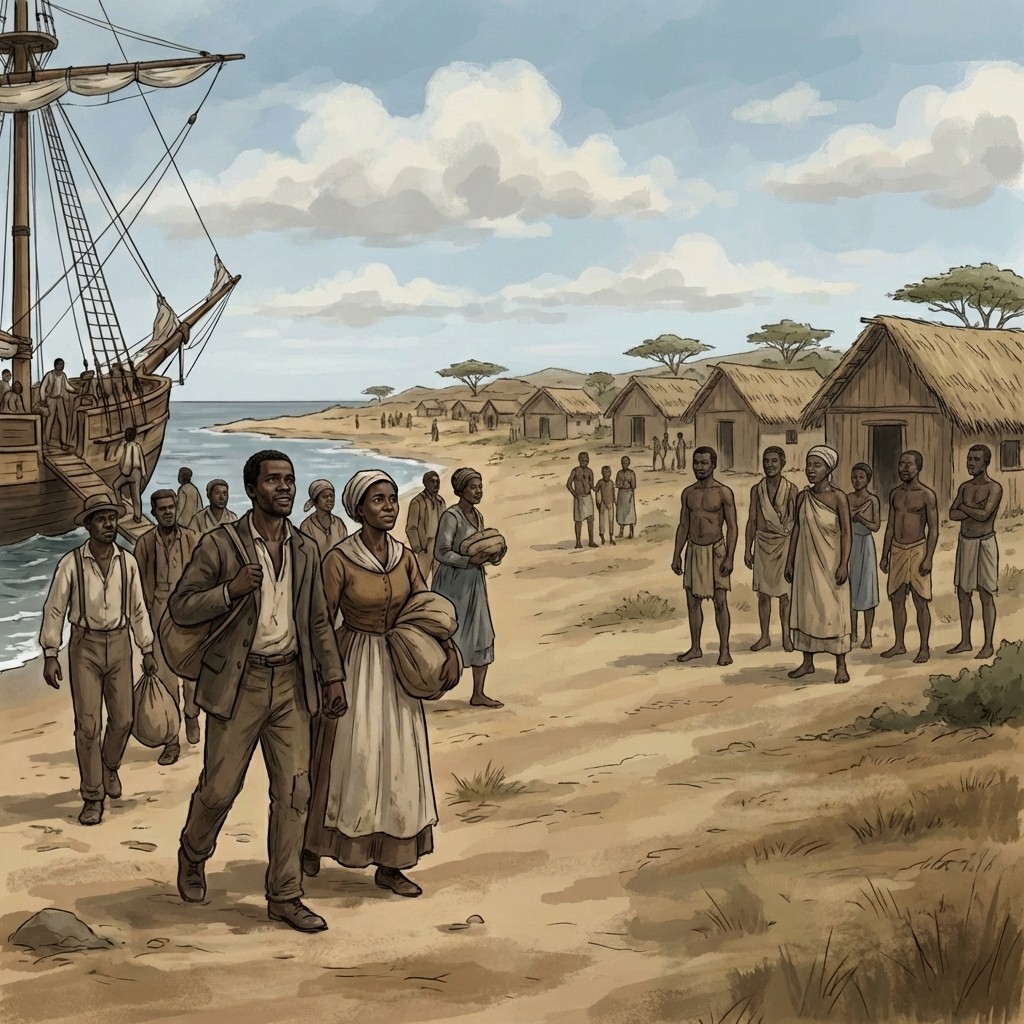 De l’esclavage aux “colonies de la liberté”