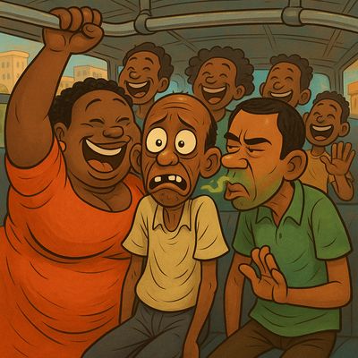 Le pet fatal dans le bus bondé — comédie narré par Cromagnon