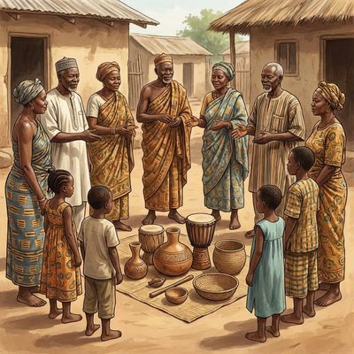 Cérémonies ancestrales au cœur de l’Afrique — coutume narré par Emmanuel DJOSSOU